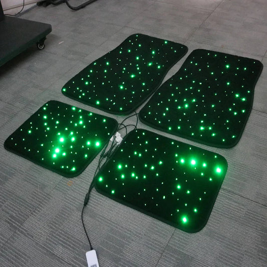 alfombra de auto con brillo led-USB